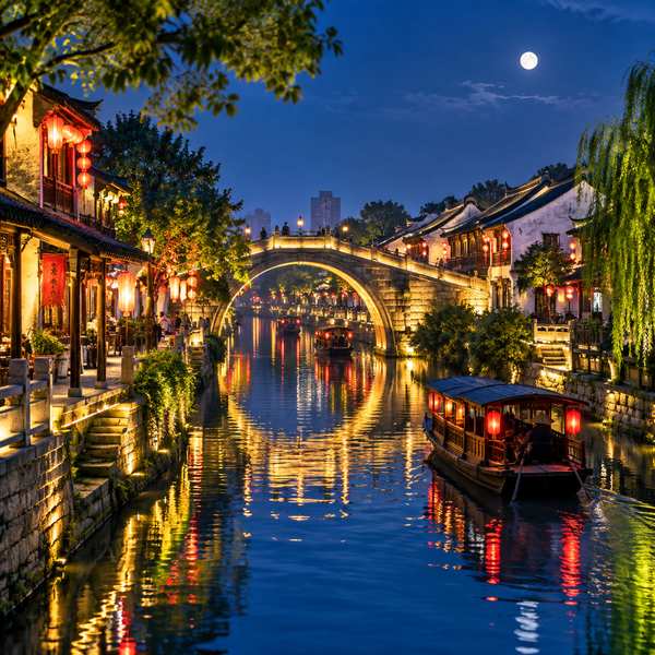 清名桥夜景